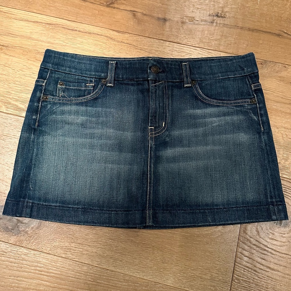 SEVEN FOR ALL MANKIND JEAN SKIRT - SIZE 31 / NWOT